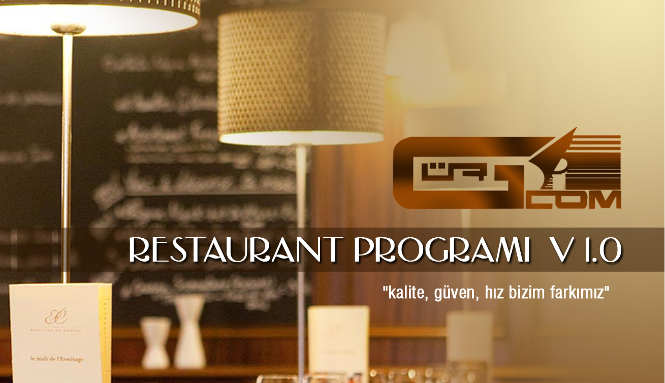 Gürcom Restorant Otomasyon Programları